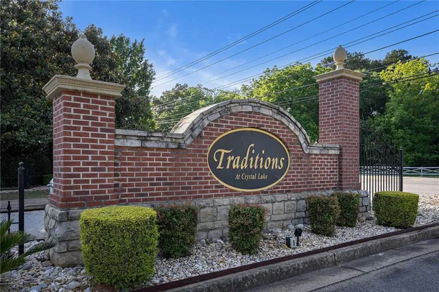 a sign that is on the side of a building