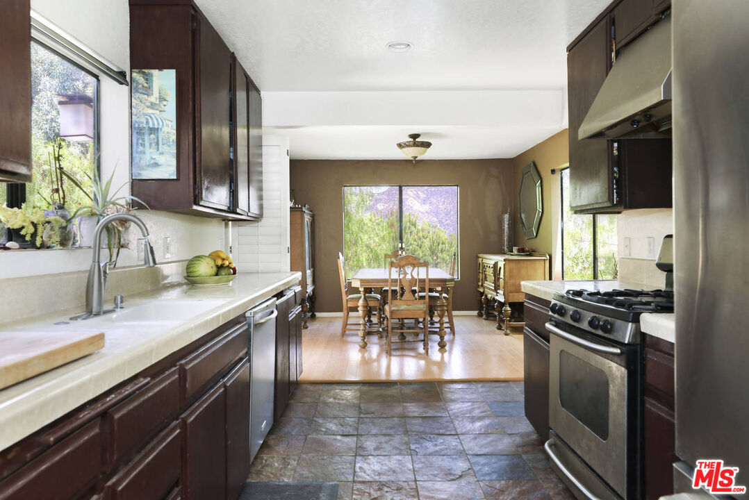 1926 Corral Canyon Road Malibu, CA 90265 - Photo 11 of 29 a kitchen with lots of counter top space