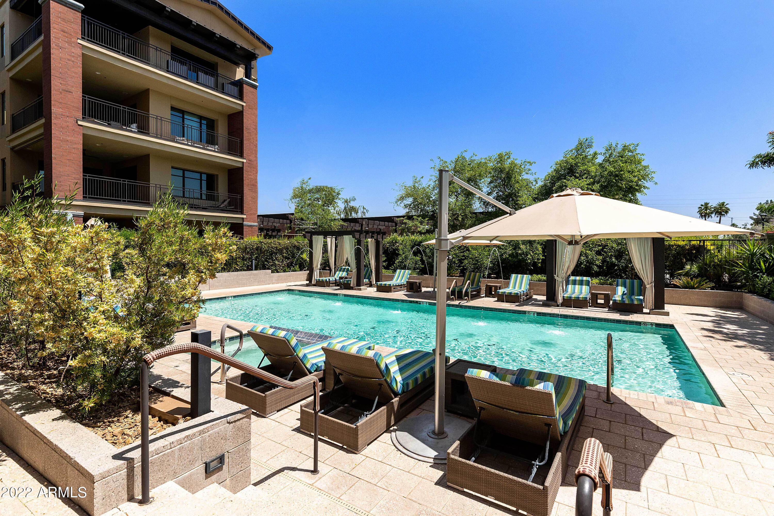 6166 North Scottsdale Road, Unit A1005 Paradise Valley, AZ 85253 - Photo 39 of 41 Resort Pool & Jacuzzi