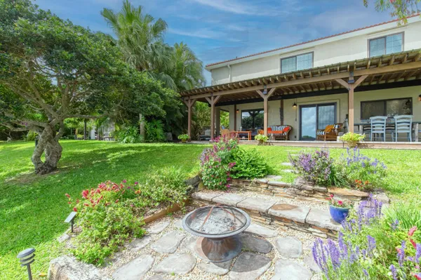 a picture of outdoor space with seating