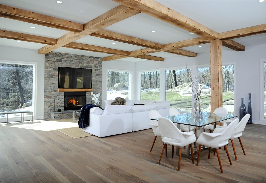 7 Thornewood Road Armonk, NY 10504 - Photo 1 of 1 a view of a dining room with furniture wooden floor and a chandelier