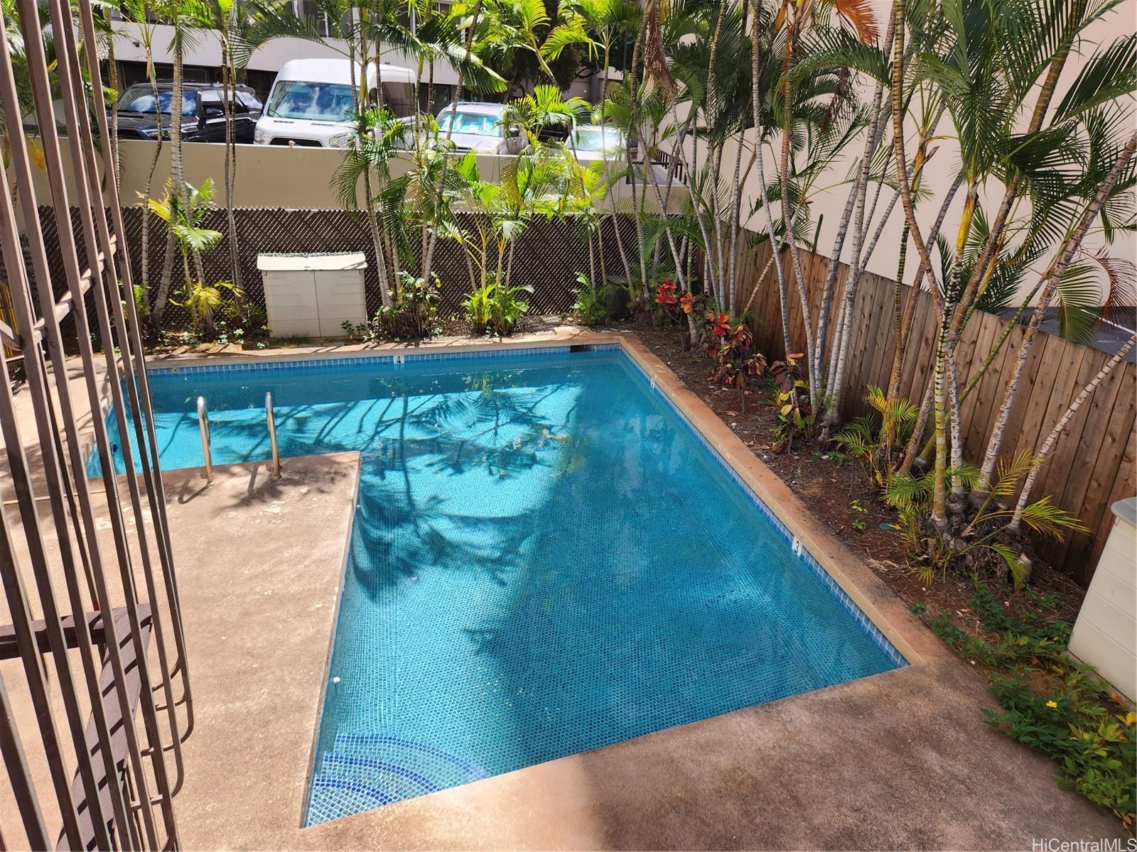 1863 Kaioʻo Drive, Unit 302 Honolulu, HI 96815 - Photo 9 of 10 Tranquil oasis; pool, whirlpool, and BBQ area