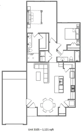 $2,097 | 504 Nursery Road, Unit 3105, The Woodlands, TX 77380