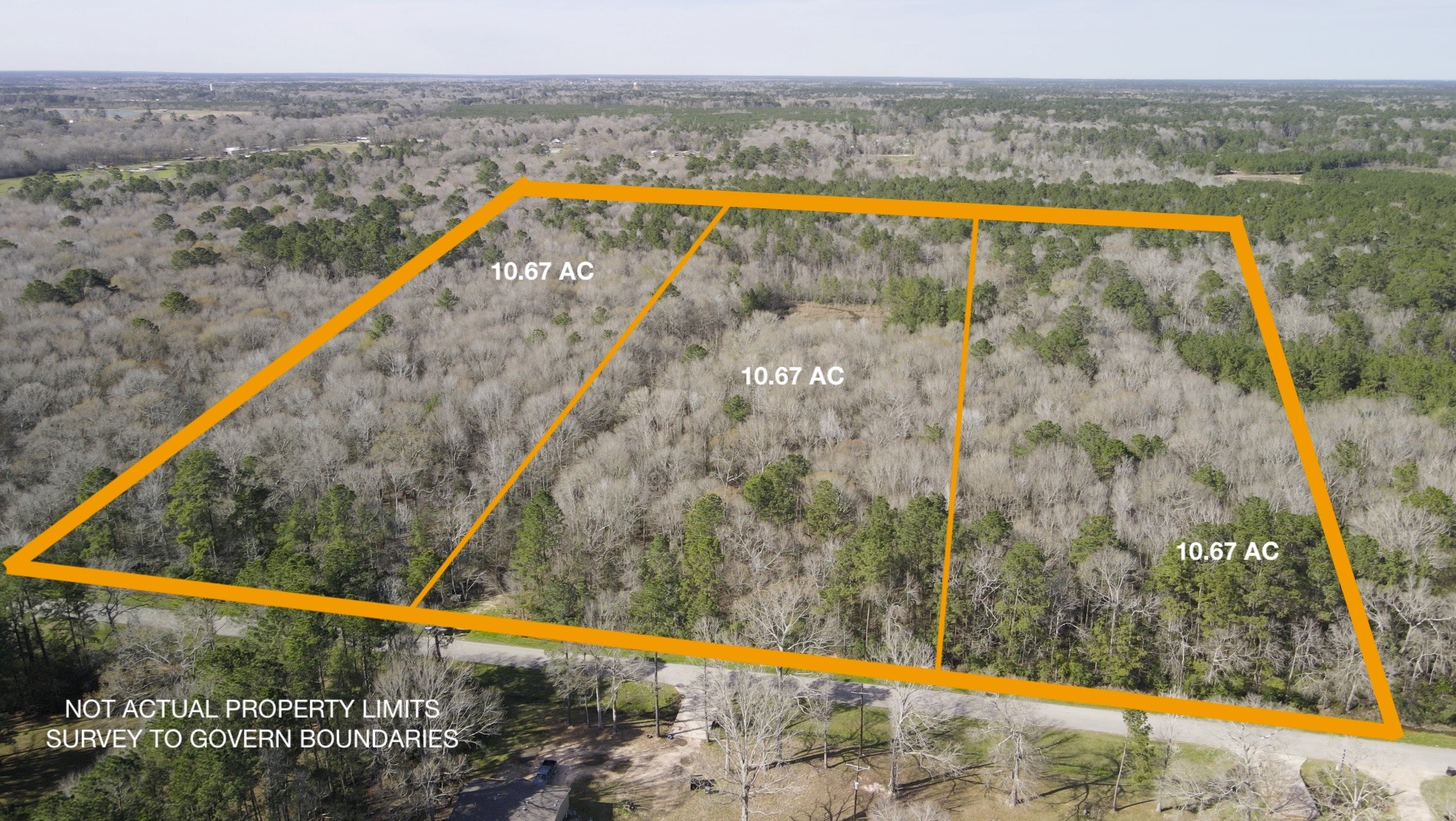 Be the proud owner of one (or all) these fantastic wooded parcels in Cleveland, close to I-69/US59.
