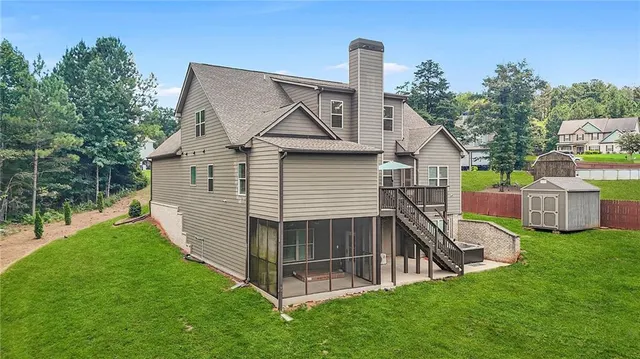 a view of a livingroom with a flat screen tv