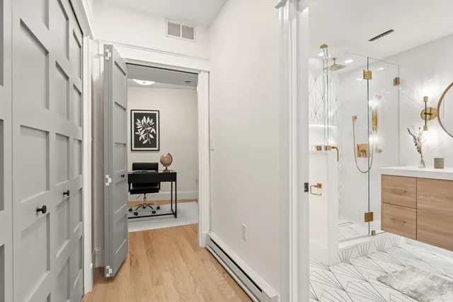 a view of a workspace with furniture