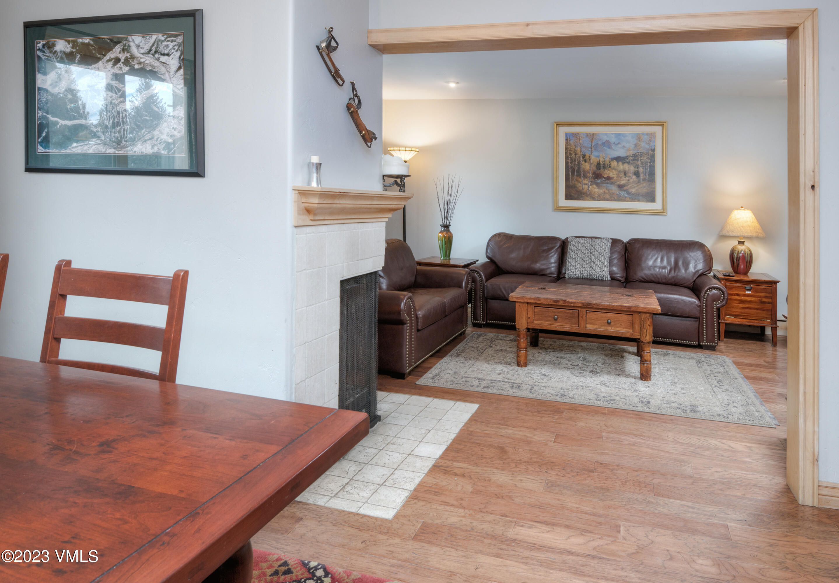442 South Frontage Road East, Unit 103B Vail, CO 81657 - Photo 8 of 32 a living room with furniture and a wooden floor