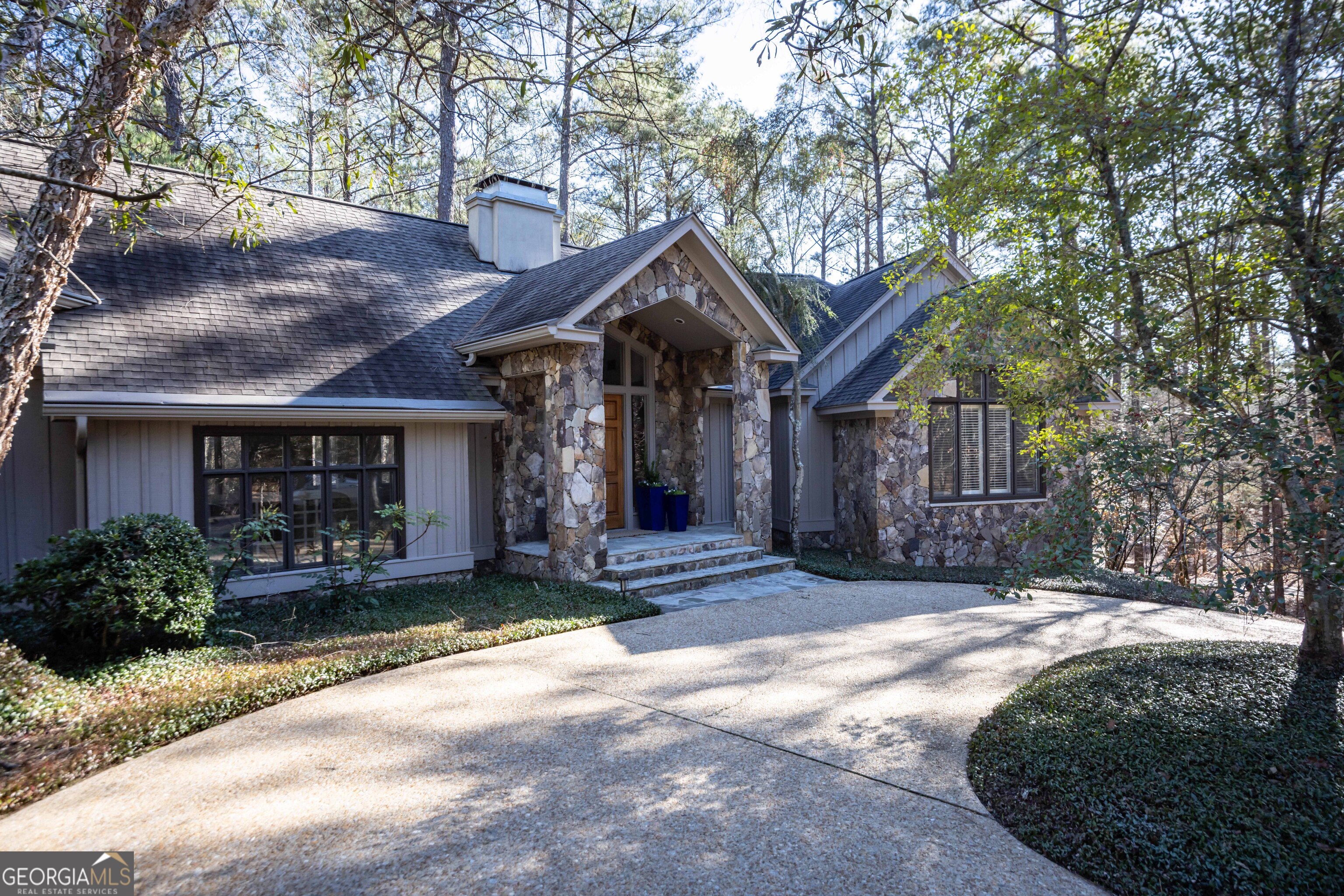 4 Mountain Ridge Court Columbus, GA 31904 - Photo 134 of 142 a front view of a house with a yard and garage