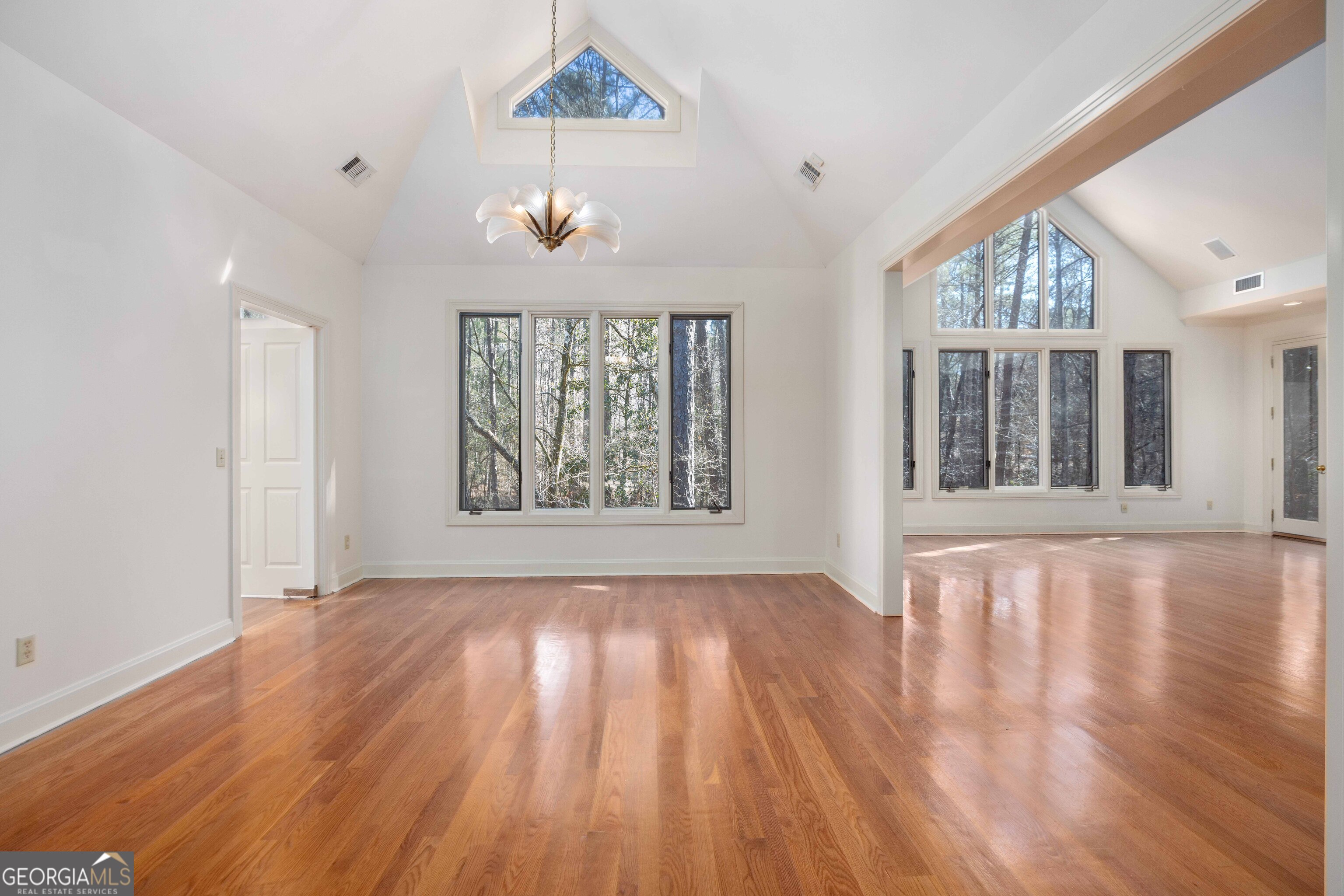 4 Mountain Ridge Court Columbus, GA 31904 - Photo 21 of 74 wooden floor in an empty room with a window