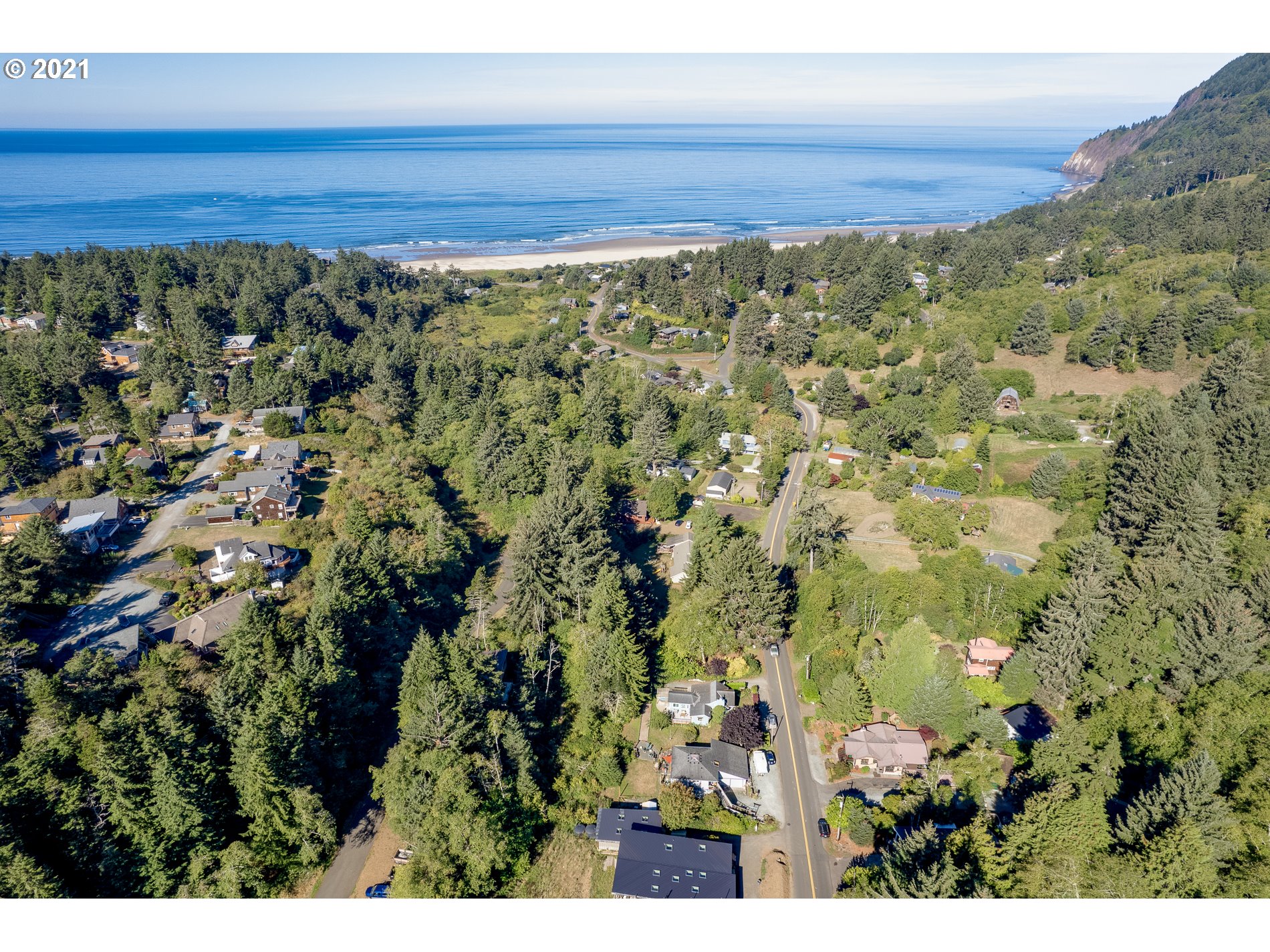 9350 Nehalem Road Nehalem, OR 97131 - Photo 9 of 31 a view of a large yard with an outdoor space