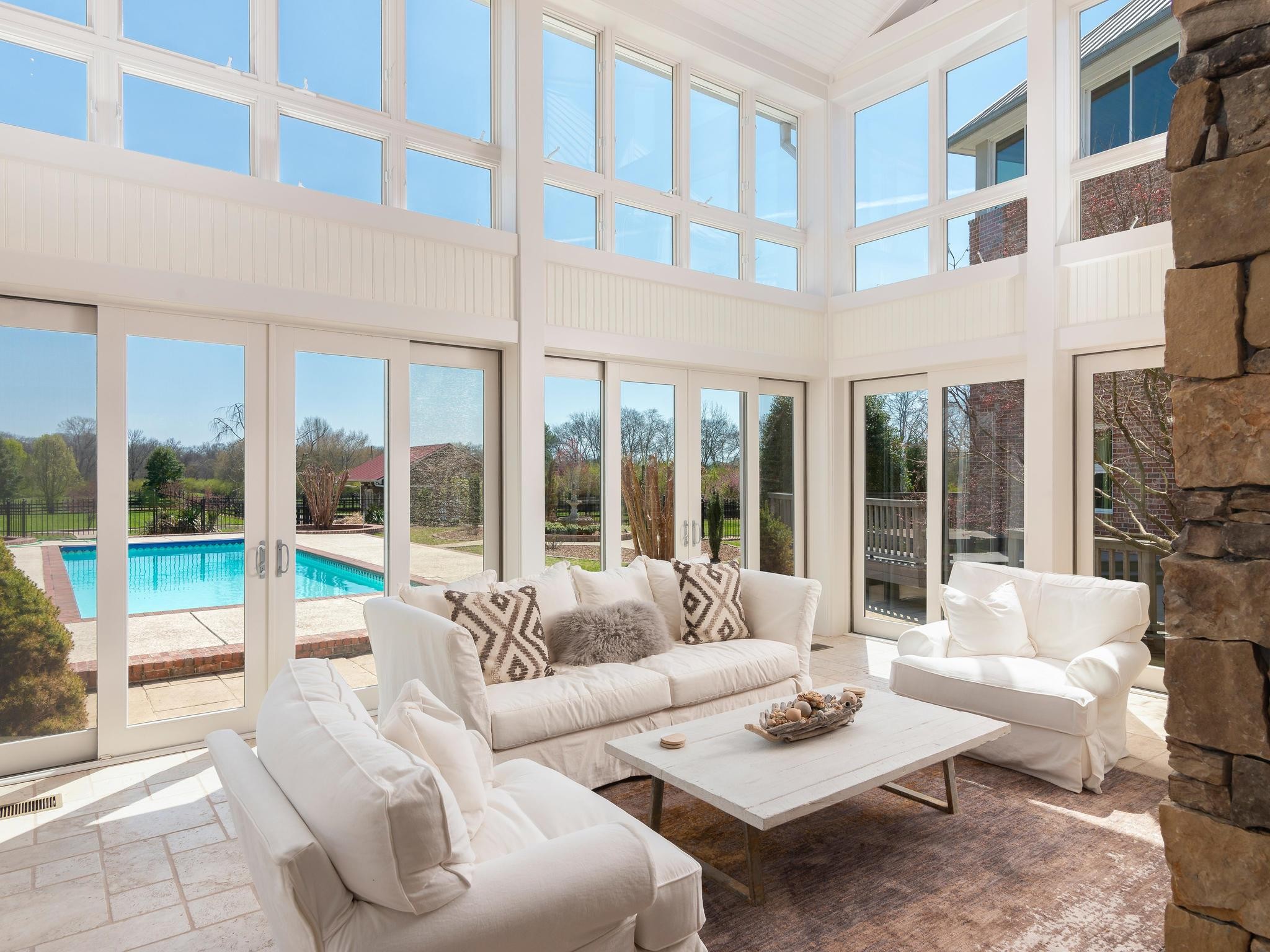 1539 Old Hillsboro Road Franklin, TN 37069 - Photo 15 of 38 a living room with furniture and large windows