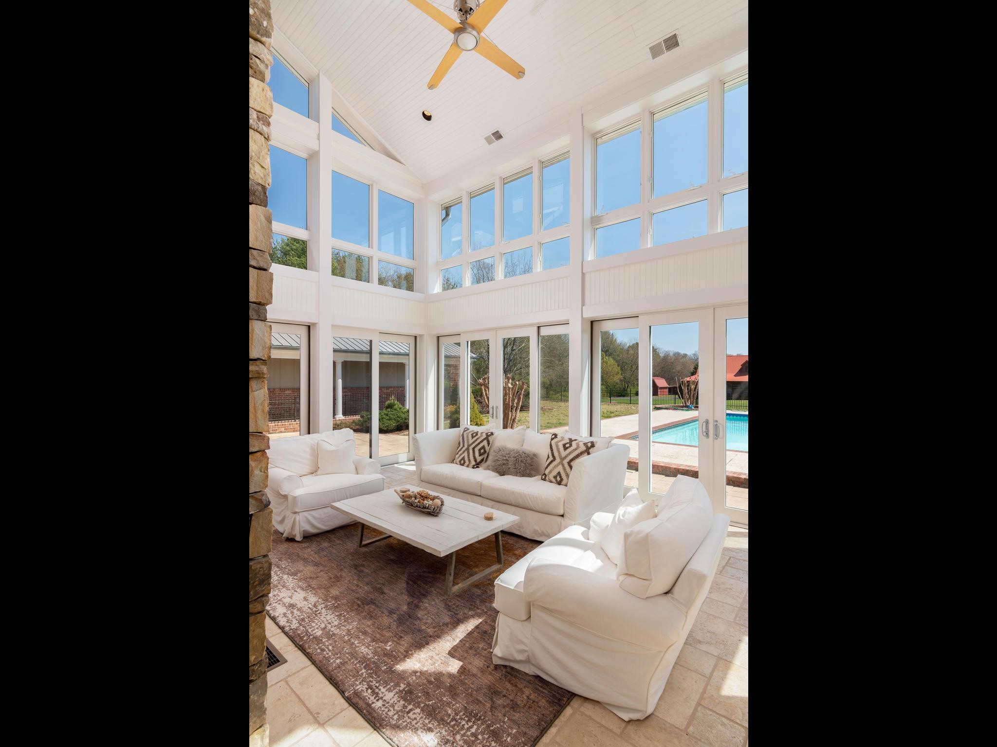 1539 Old Hillsboro Road Franklin, TN 37069 - Photo 16 of 38 a living room with furniture and a large window