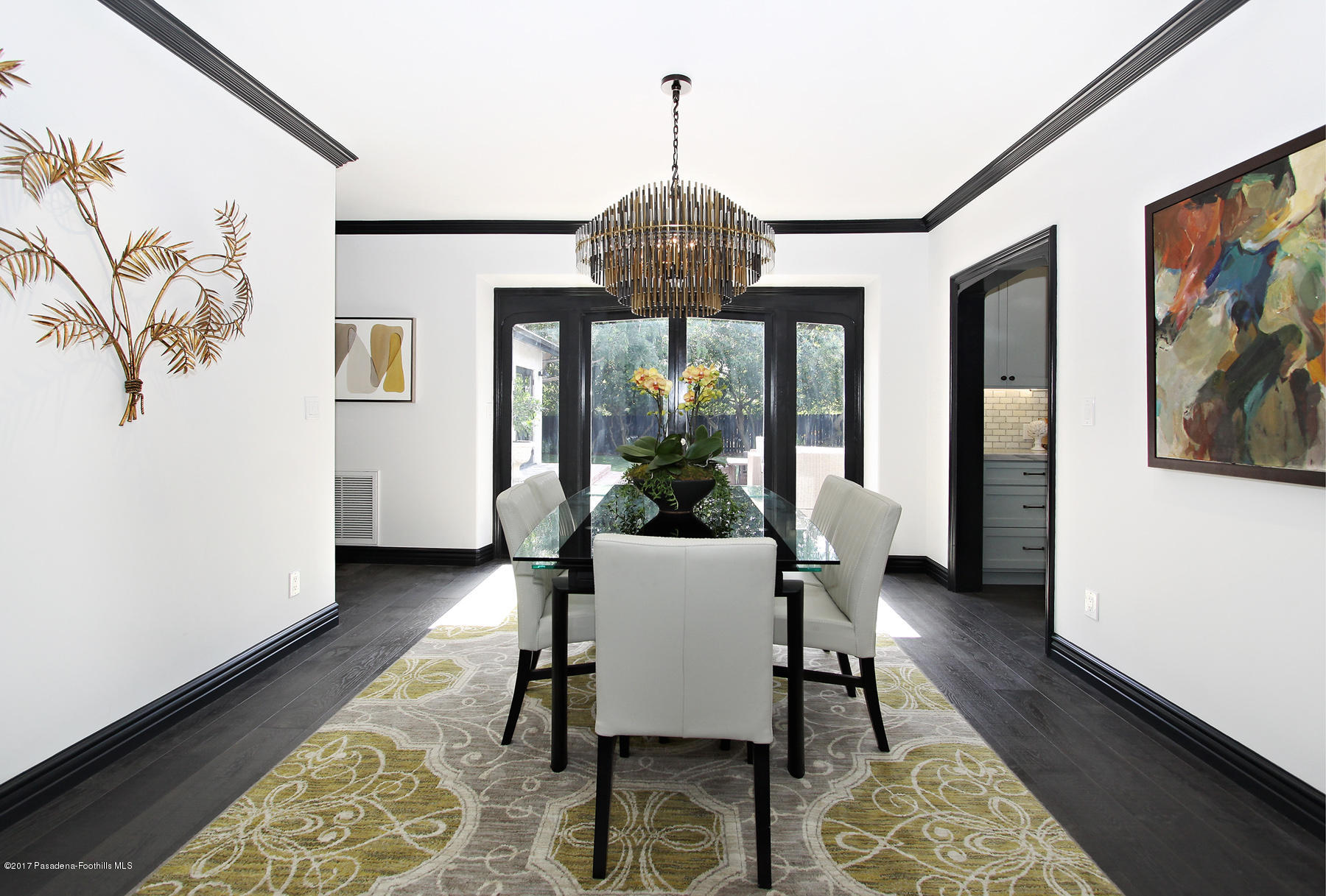 1415 Parkview Avenue Pasadena, CA 91103 - Photo 10 of 35 a view of a dining room with furniture window and wooden floor