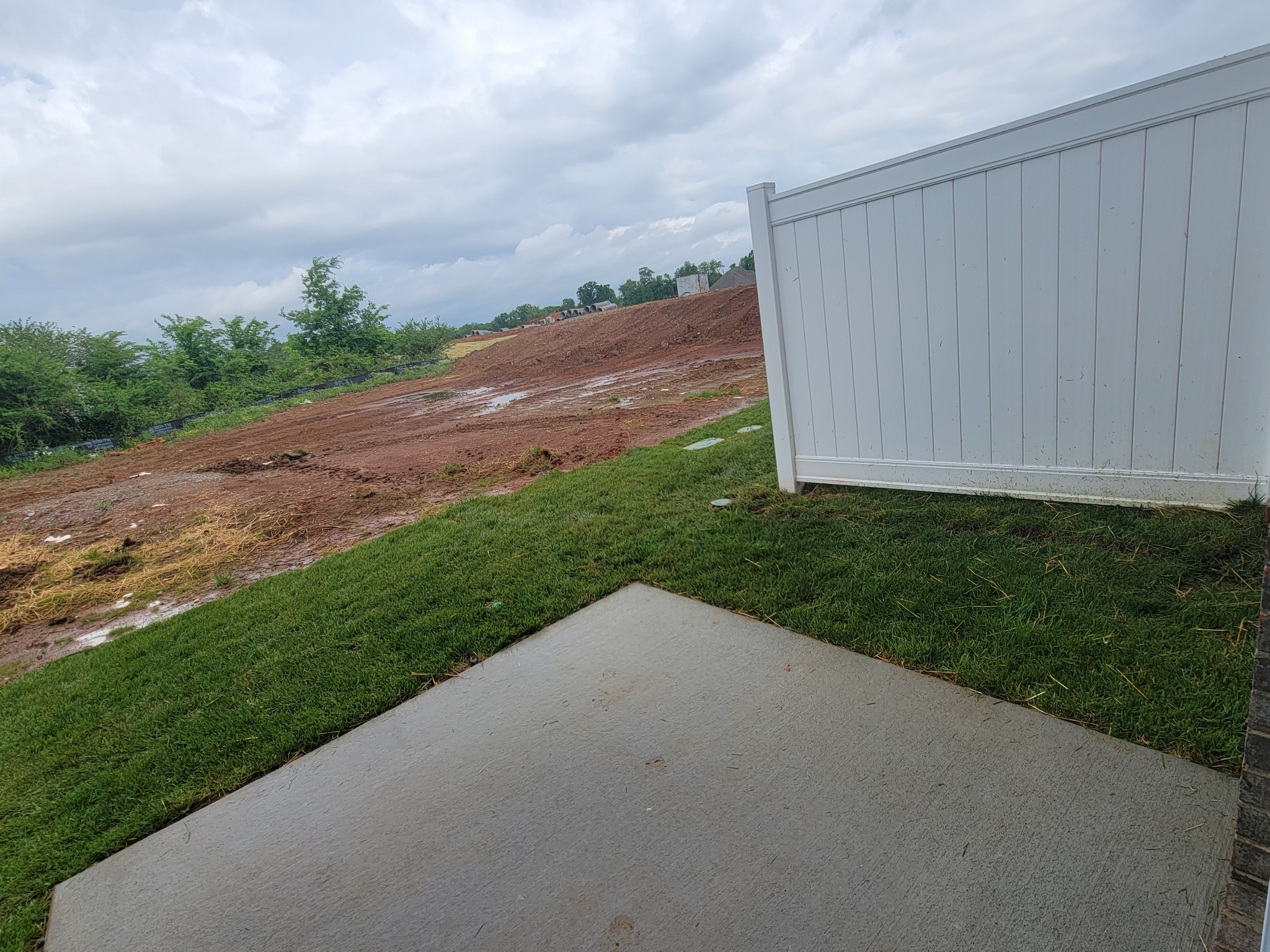 382 Casper Drive Spring Hill, TN 37174 - Photo 16 of 16 a view of a backyard with plants and wooden fence