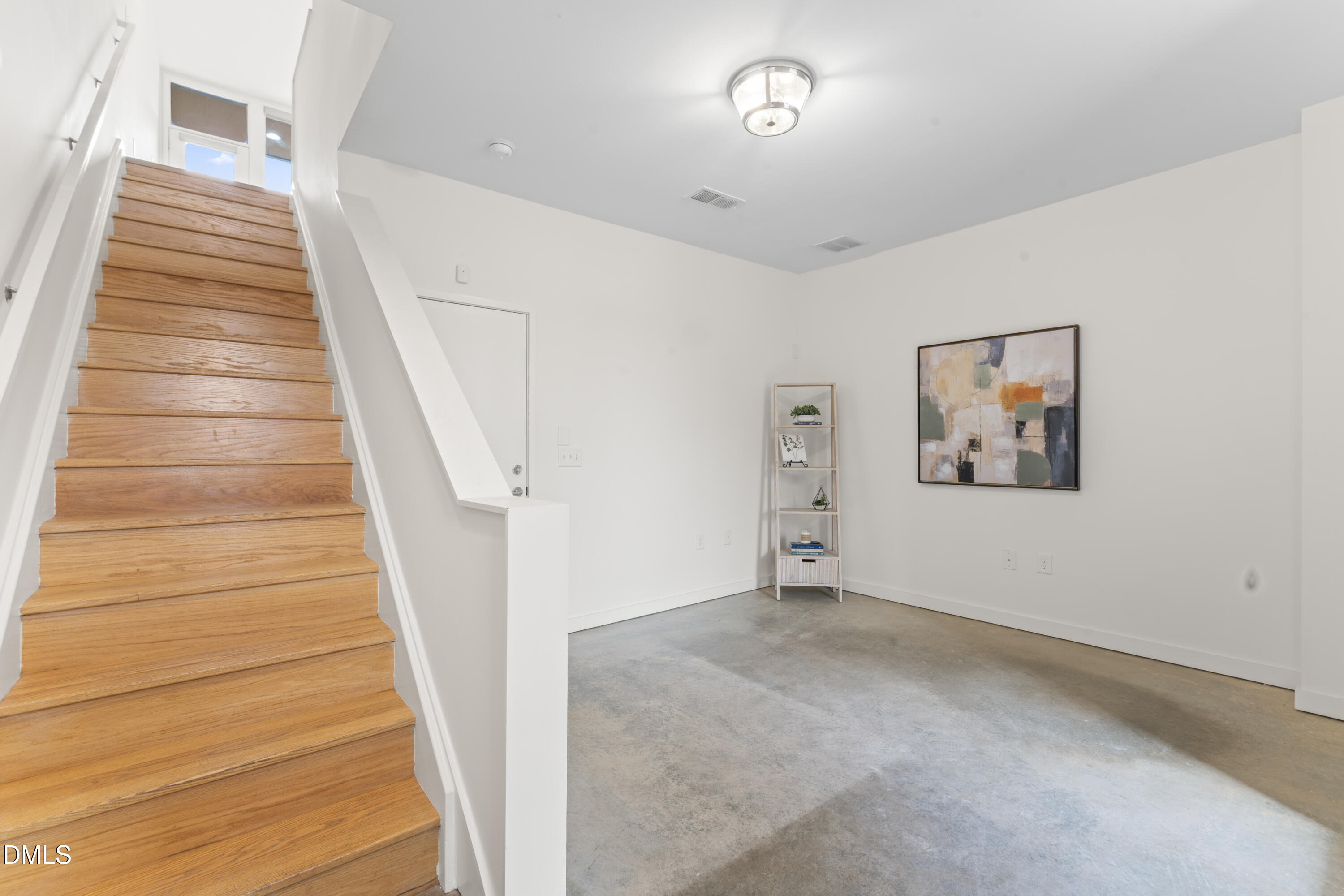 536 South Person Street Raleigh, NC 27601 - Photo 7 of 38 a view of a hallway with staircase