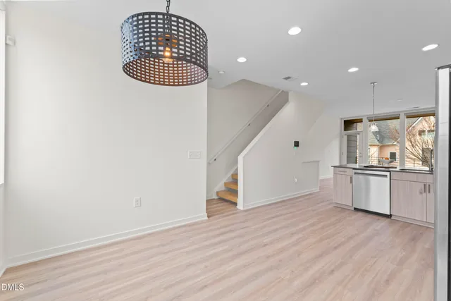 a view of an empty room