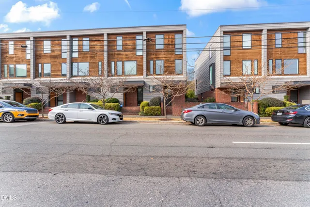 a view of a balcony from a door