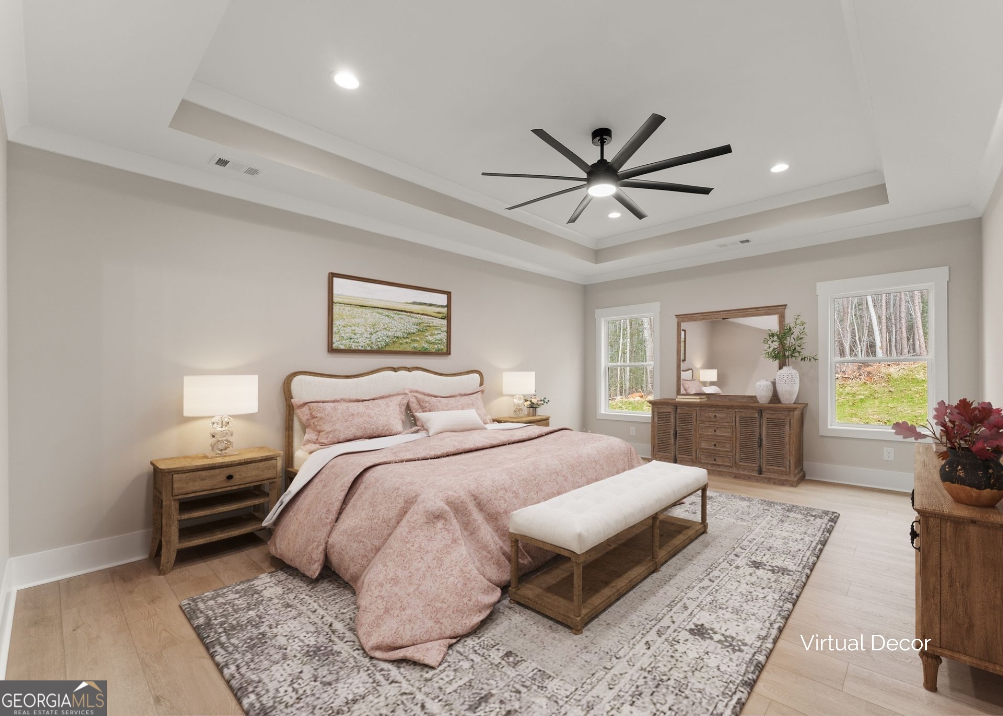 206 Shoals Way Clarkesville, GA 30523 - Photo 16 of 49 Virtual Decor in Primary Suite