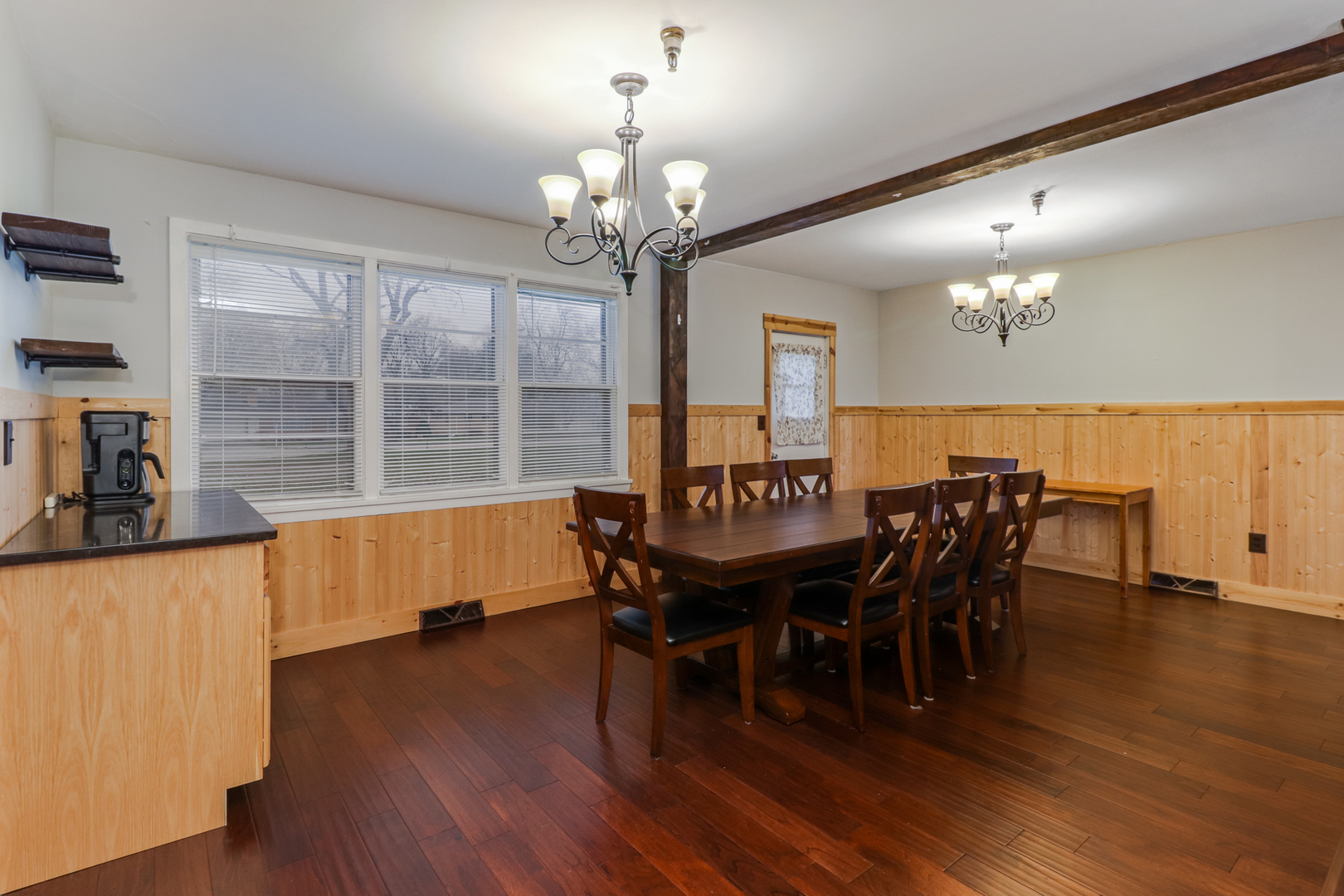 900 Beech Street Normal, IL 61761 - Photo 19 of 36 a view of a dining room with furniture window and wooden floor