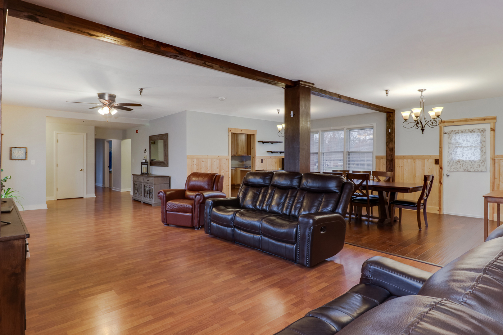 900 Beech Street Normal, IL 61761 - Photo 3 of 36 a living room with furniture and wooden floor