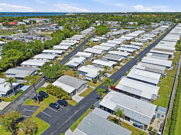 a view of a city and an ocean view