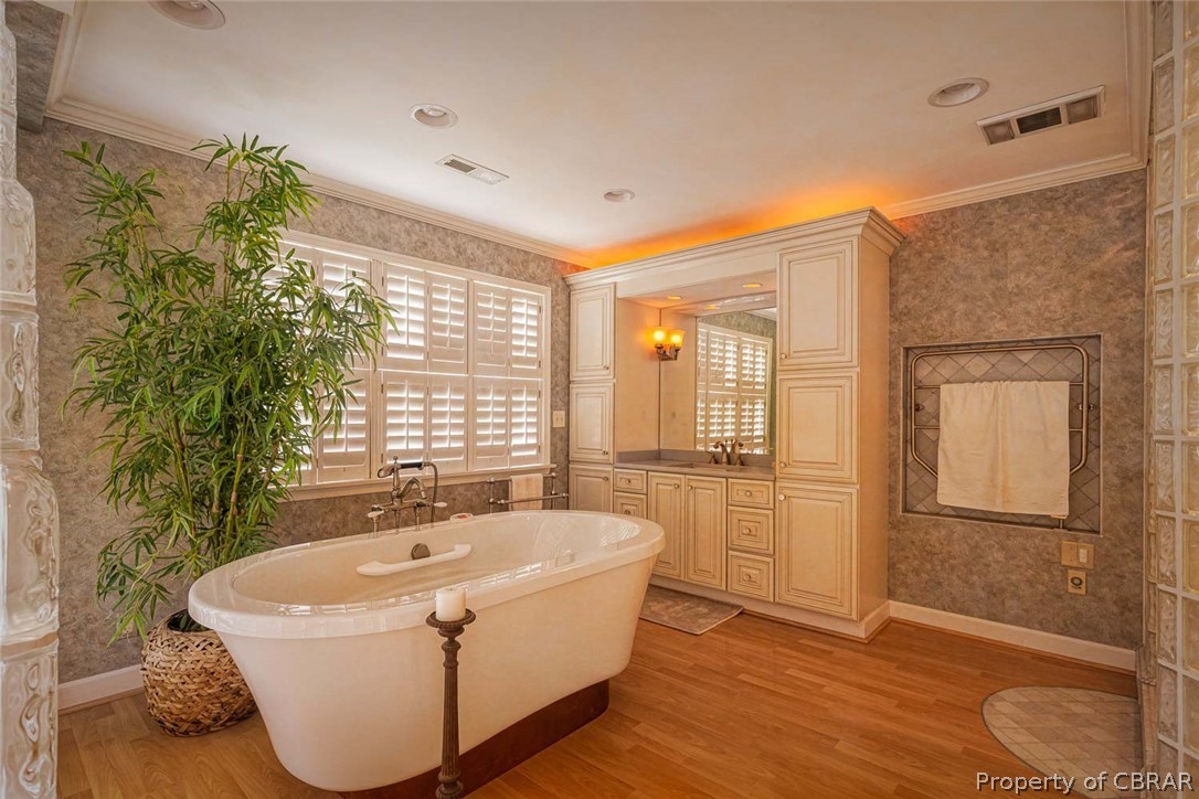 193 Peake Road Weems, VA 22576 - Photo 46 of 50 Mood Lighting in the Master Bath