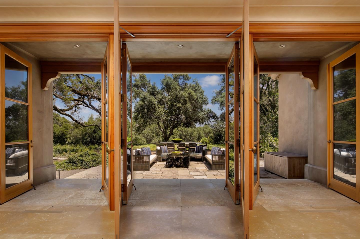 211 Winding Way Woodside, CA 94062 - Photo 3 of 32 a view of sitting area and front door
