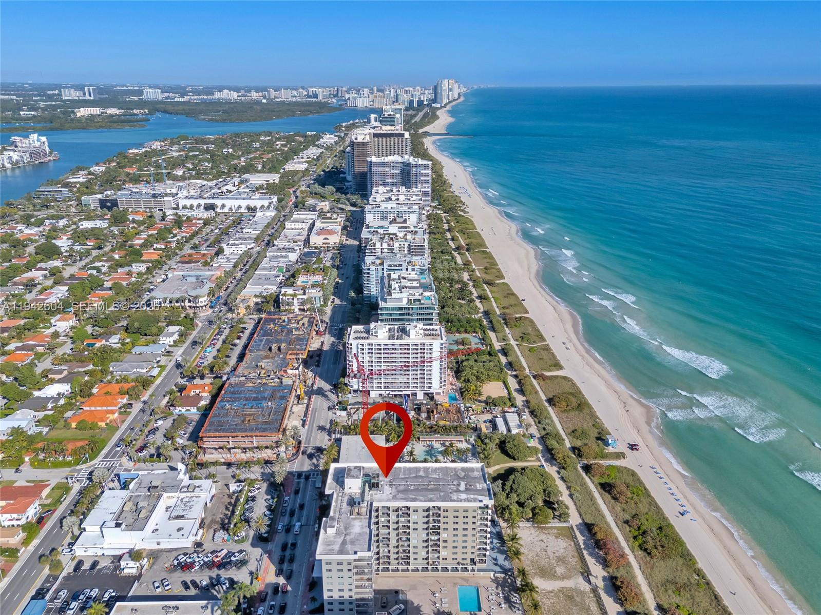 9273 Collins Avenue, Unit 503 Surfside, FL 33154 - Photo 46 of 48 a city view with tall buildings