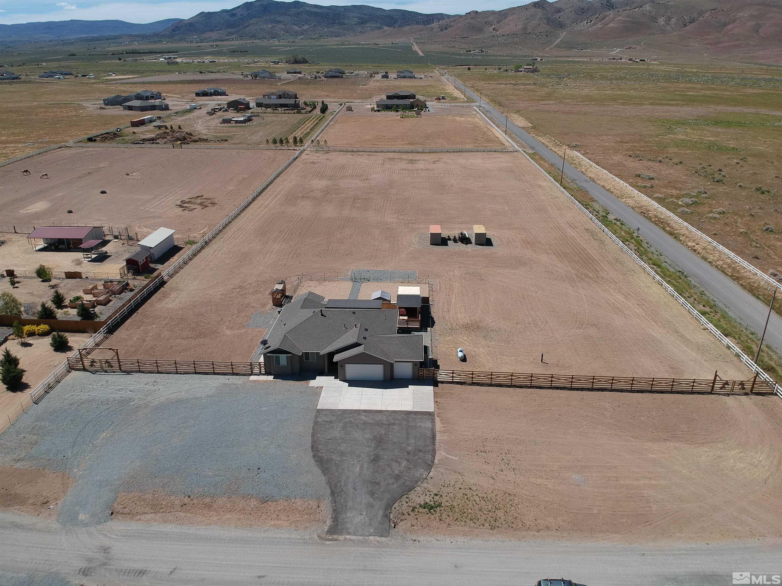 100 Wrangler Ranch Court Reno, NV 89510 - Photo 32 of 35 an aerial view of a house