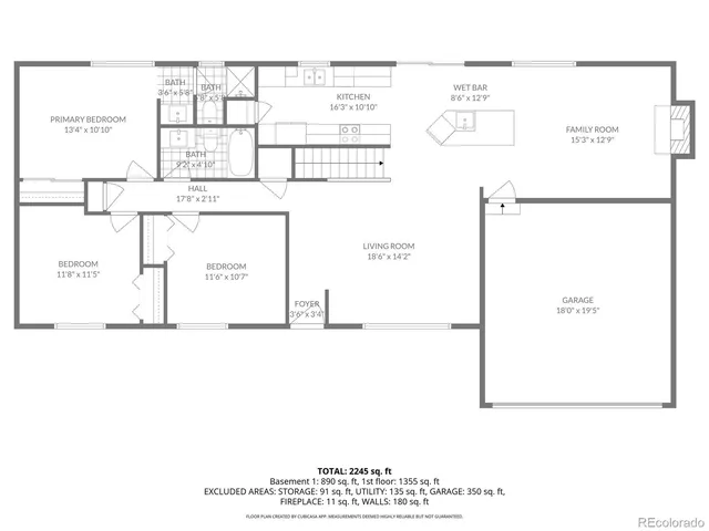 $599,000 | 949 Mountain View, Castle Rock, CO 80104