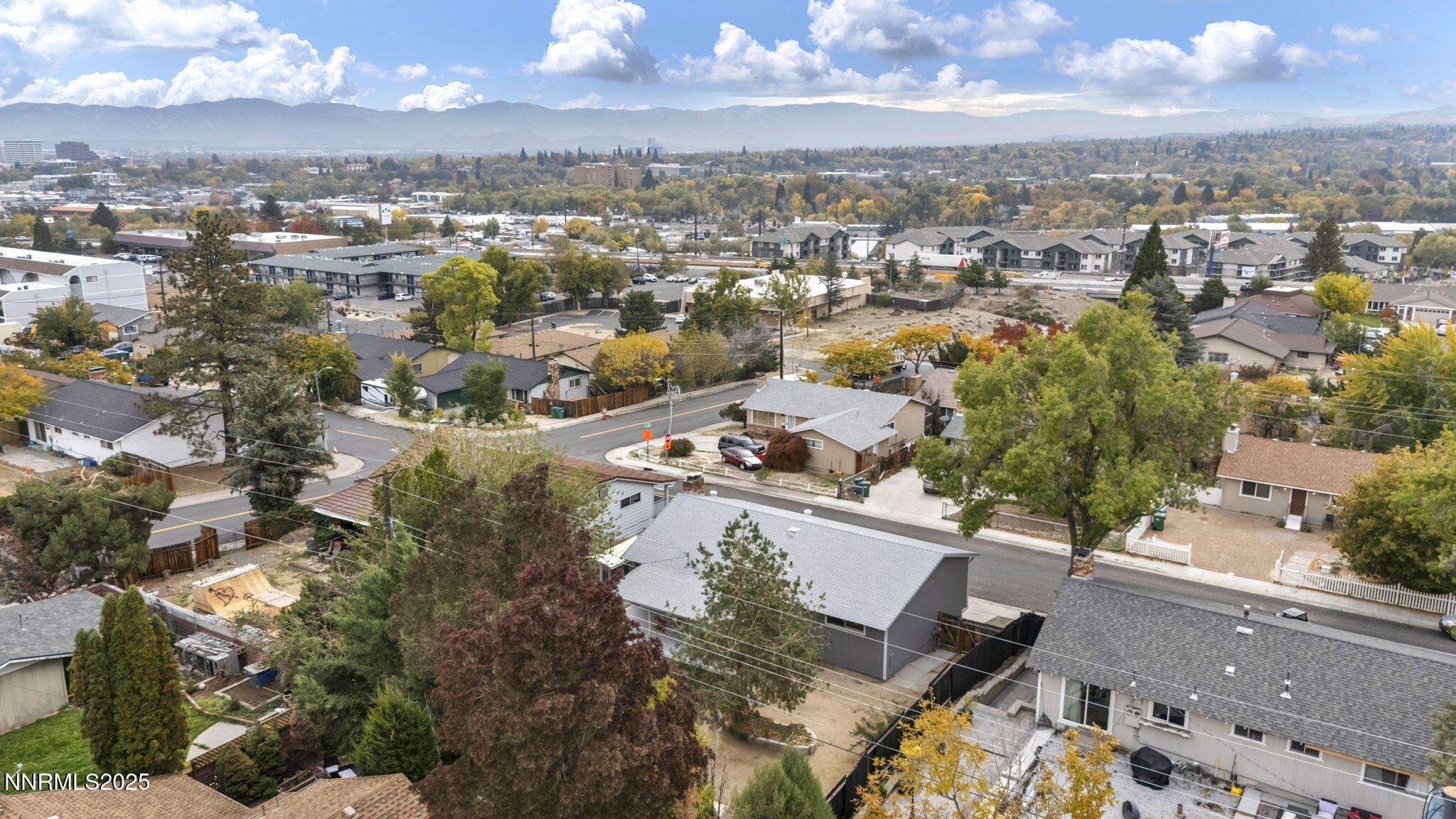 1735 Carlin Street Reno, NV 89503 - Photo 21 of 73 an aerial view of residential houses with outdoor space