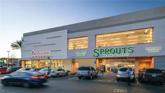 a car parked in front of a building