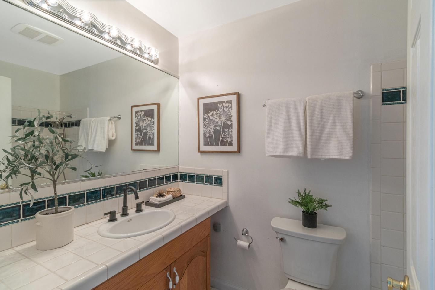 2319 Cimarron Drive Santa Clara, CA 95051 - Photo 31 of 42 a bathroom with a sink and a mirror
