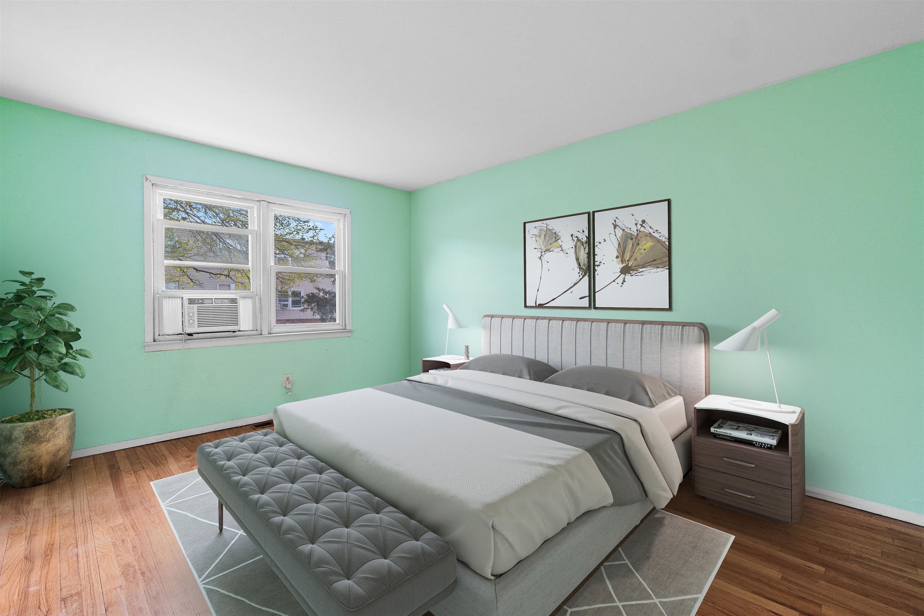 13 Crossgate Road Jersey City, NJ 07305 - Photo 7 of 36 a bedroom with a bed and a window
