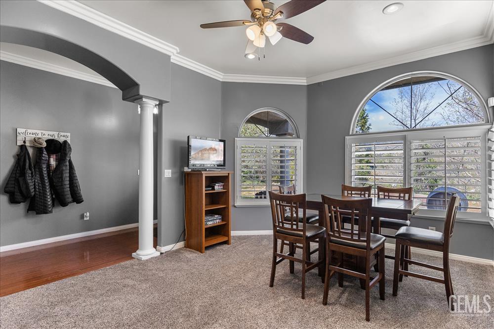 Undisclosed Address Tehachapi, CA 93561 - Photo 6 of 68 a dining room with furniture and a floor to ceiling window
