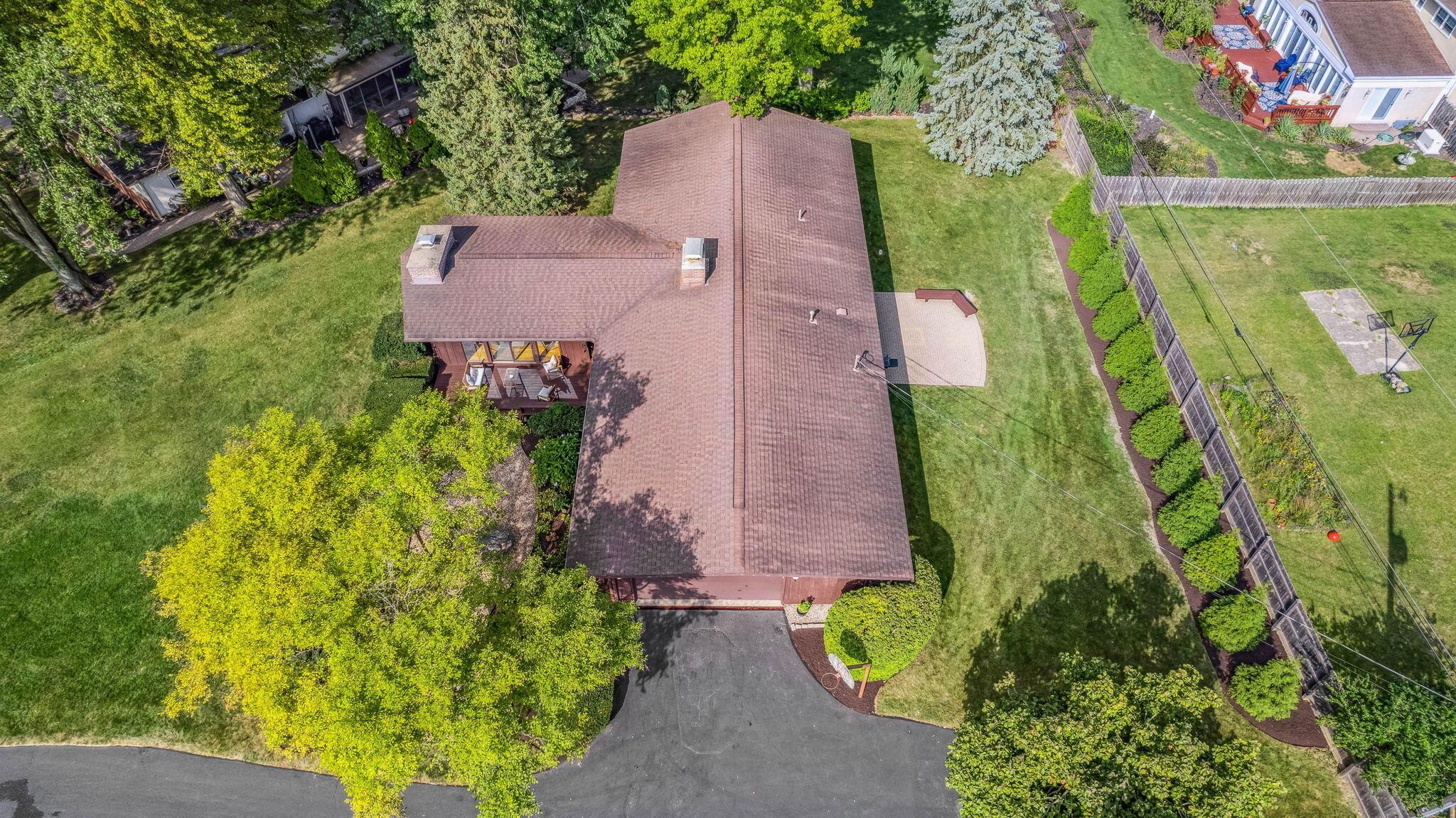 2474 Buckley Road Columbus, OH 43220 - Photo 68 of 73 Drone - Side of Home