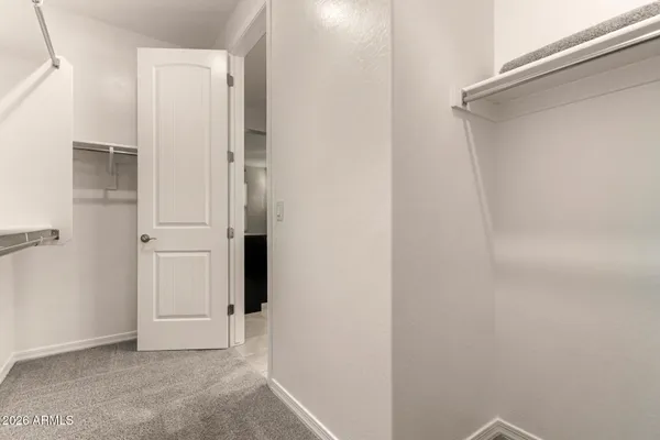 a view of closet area