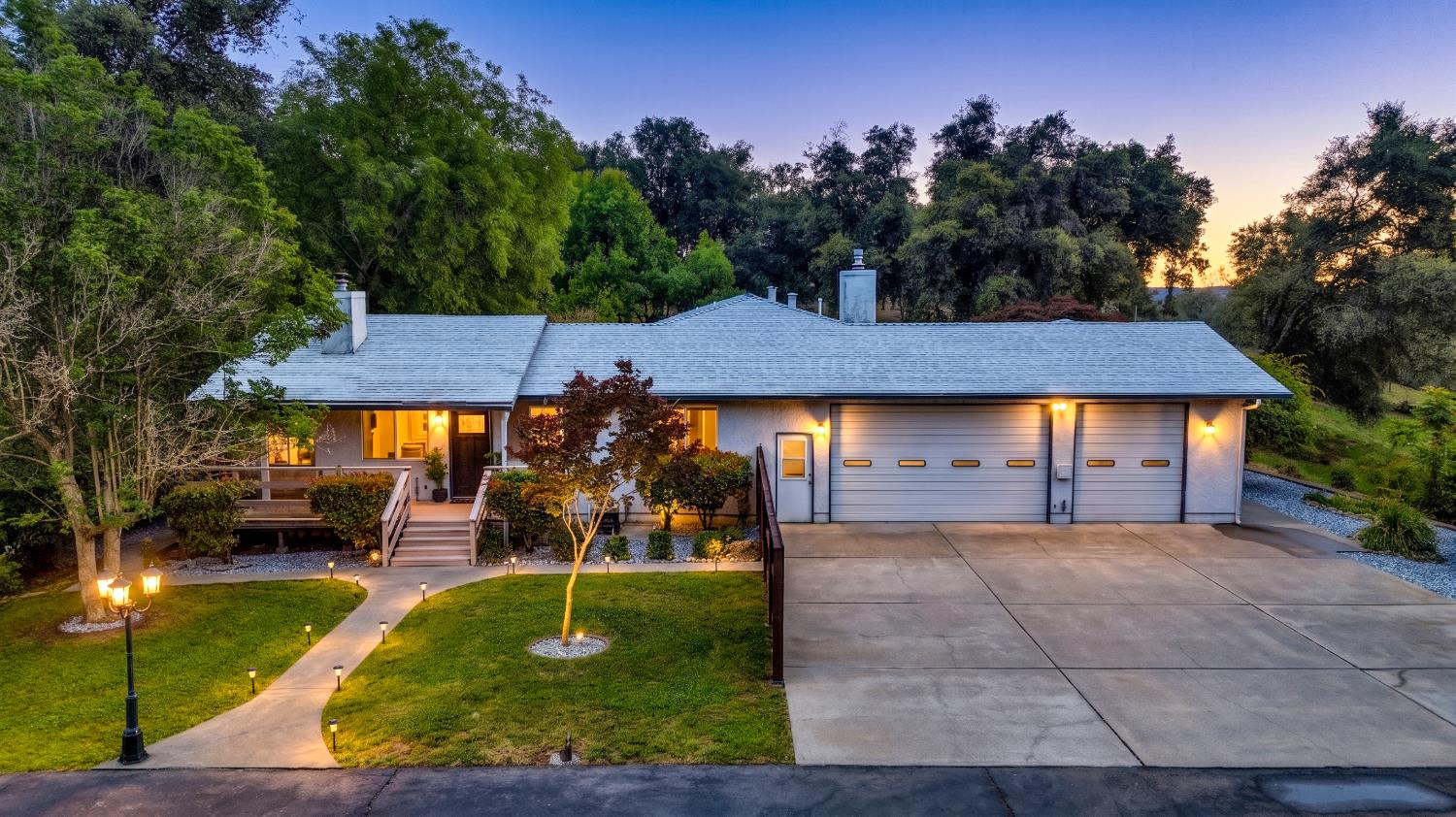 4773 Jacarah Road Placerville, CA 95667 - Photo 5 of 94 One bedroom, 1 bath ADU is attached with separate entrance. Main house has three-car garage and has private entrance to the right side.