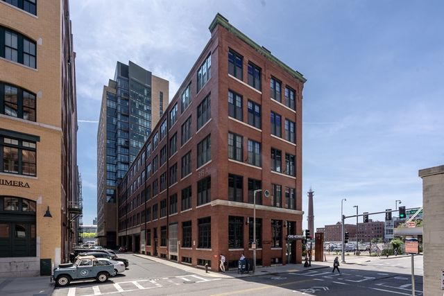 a front view of a building