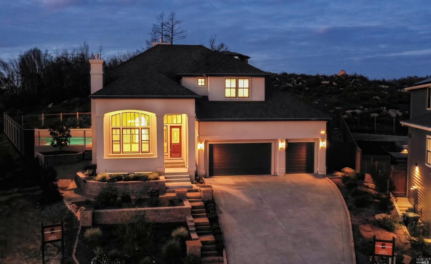 3762 Paxton Place Santa Rosa, CA 95404 - Photo 1 of 1 a front view of a house with a yard fire pit and outdoor seating