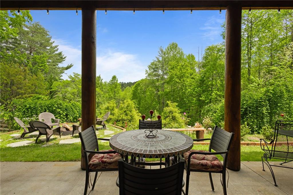 103 Twin Lakes Road Blue Ridge, GA 30513 - Photo 53 of 71 a view of a outdoor seating area