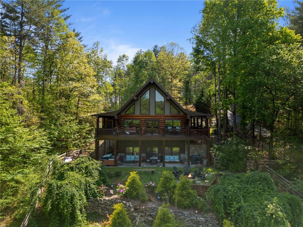 103 Twin Lakes Road Blue Ridge, GA 30513 - Photo 65 of 71 a house view with a outdoor space