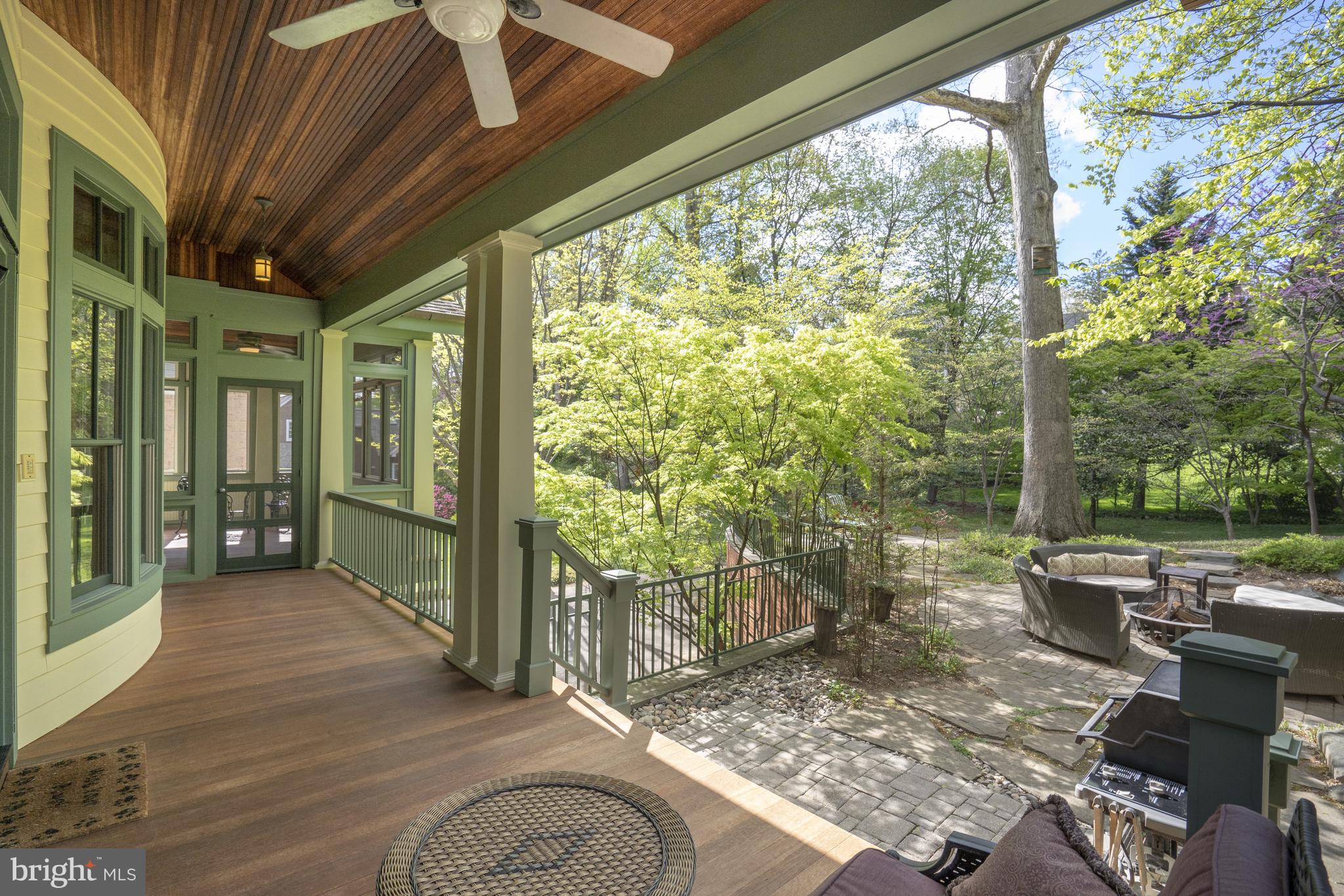 5402 Tuscarawas Road Bethesda, MD 20816 - Photo 50 of 55 a view of a porch with chairs and floor