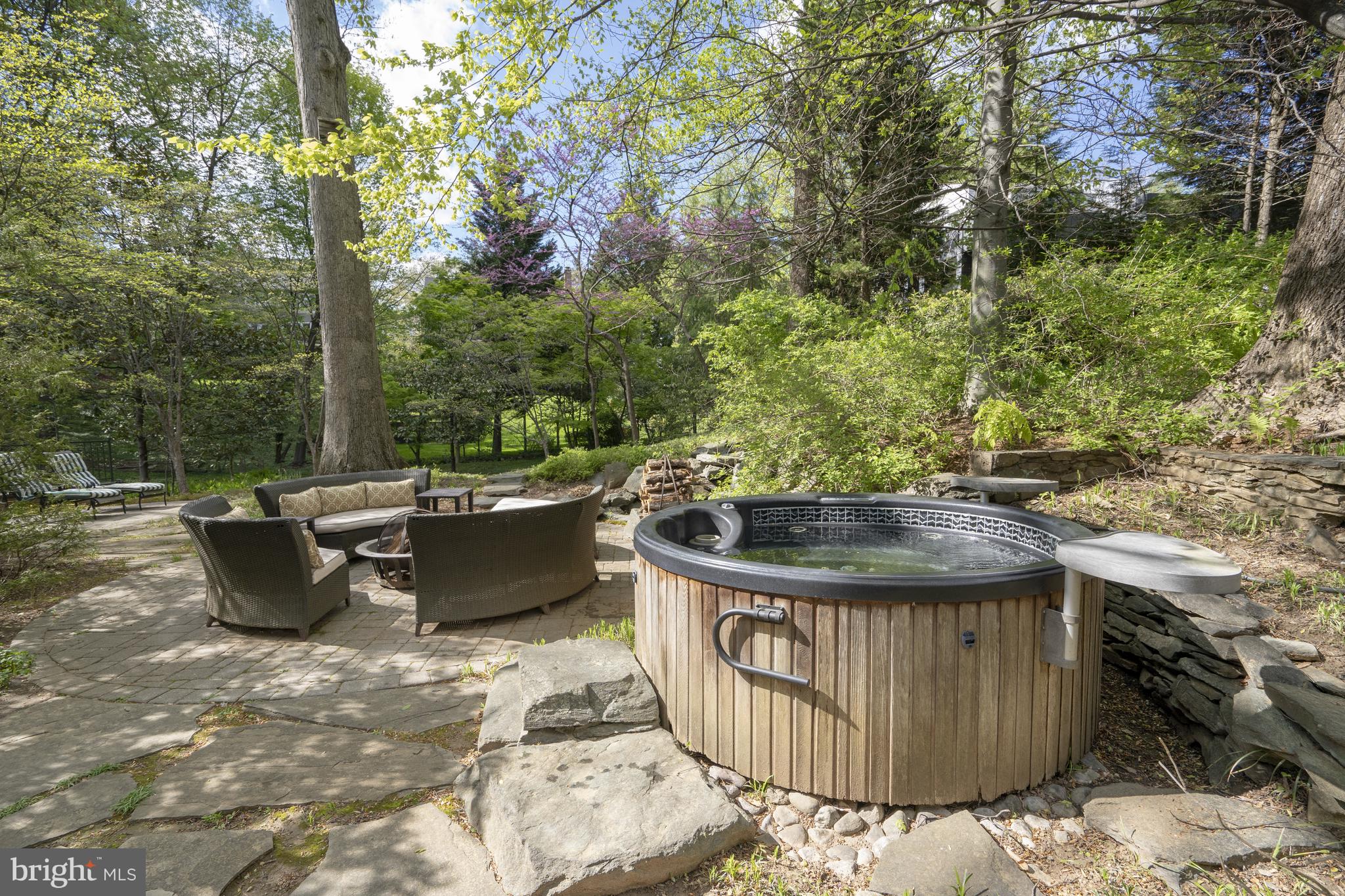 5402 Tuscarawas Road Bethesda, MD 20816 - Photo 52 of 55 Expansive rear yard with hot tub