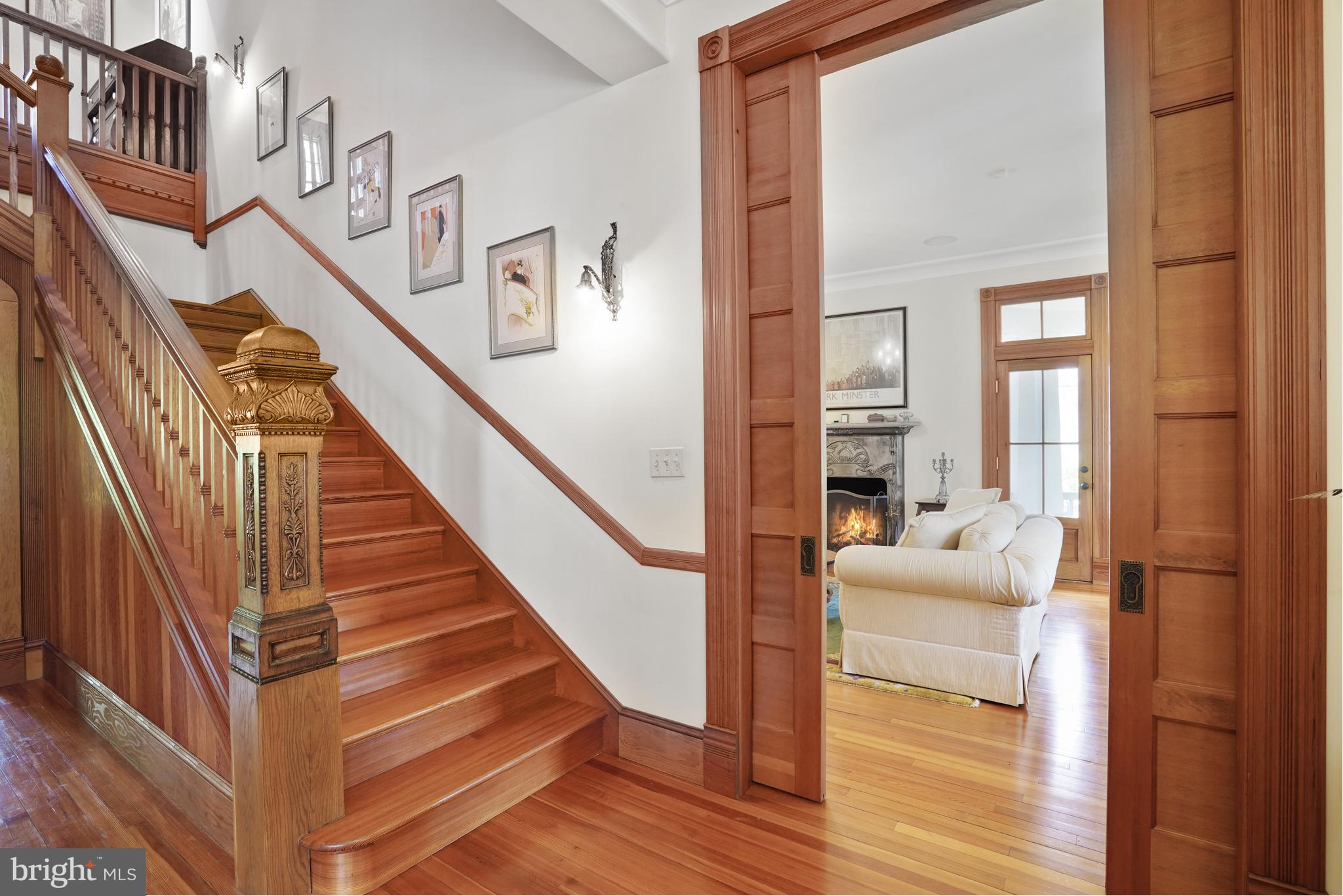 5402 Tuscarawas Road Bethesda, MD 20816 - Photo 7 of 55 a view of entryway and hall with wooden floor