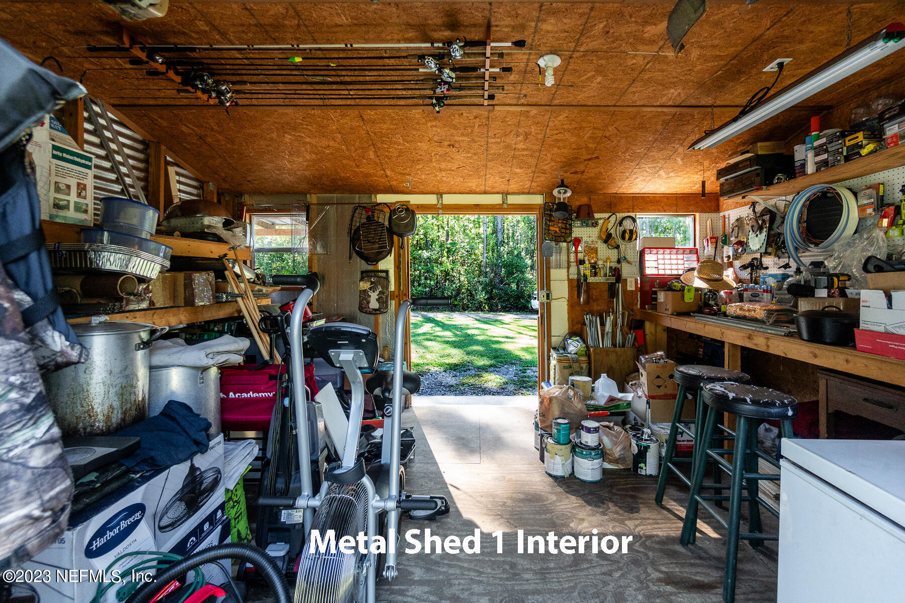 1673 Long Horn Road Middleburg, FL 32068 - Photo 48 of 49 Ext Metal Shed 2 Interior