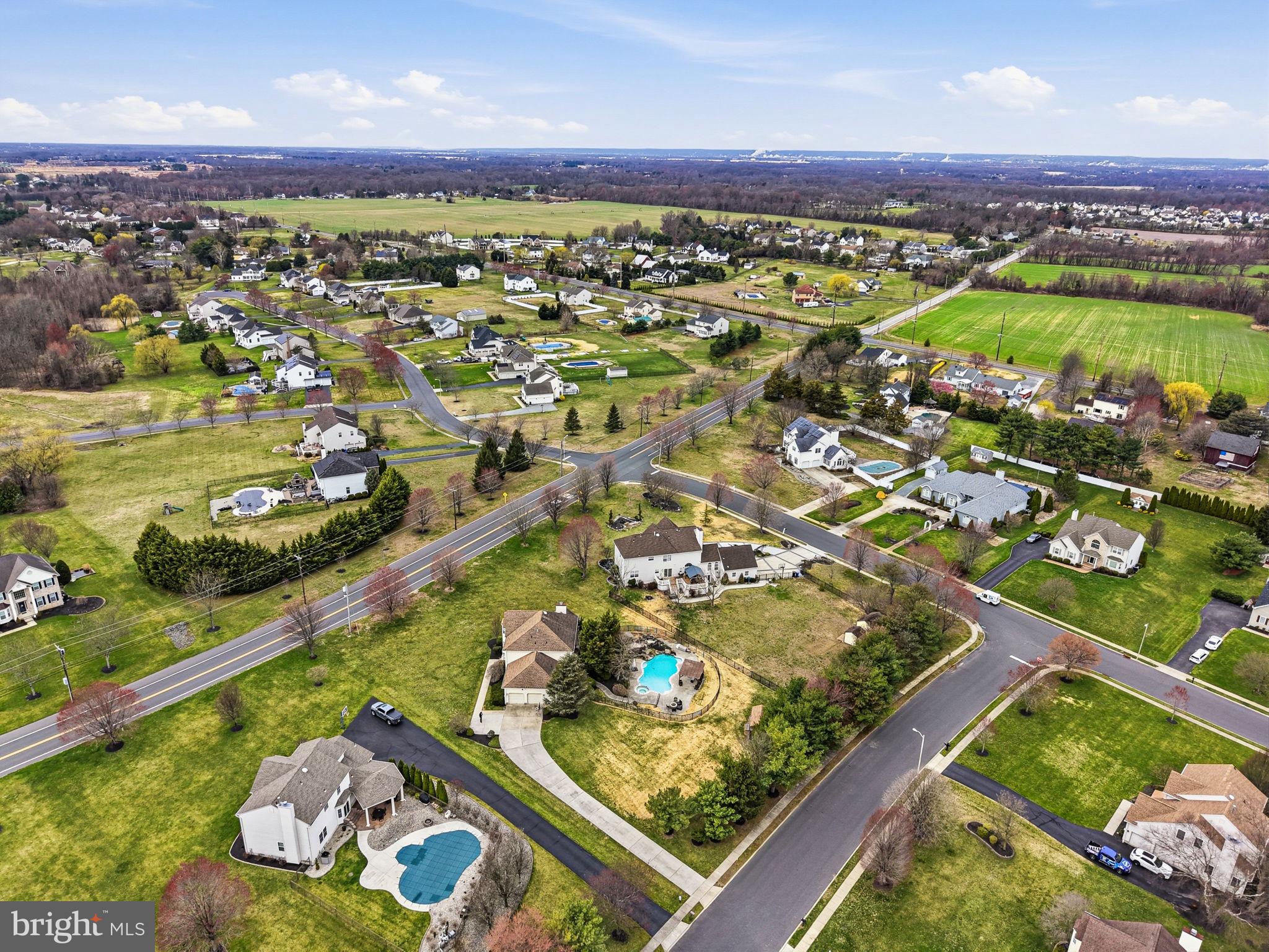 17 Polo Run Mickleton, NJ 08056 - Photo 62 of 66 Scenic suburban landscape from above.