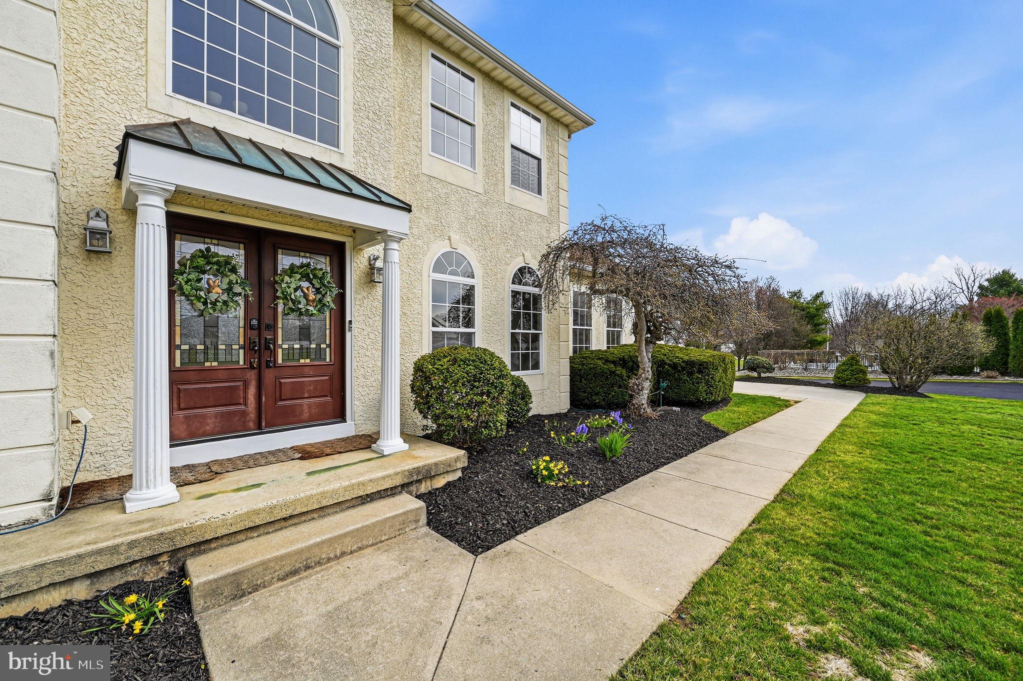 17 Polo Run Mickleton, NJ 08056 - Photo 9 of 66 Charming entrance with lush landscaping.