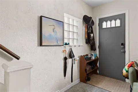 a view of a closet and storage
