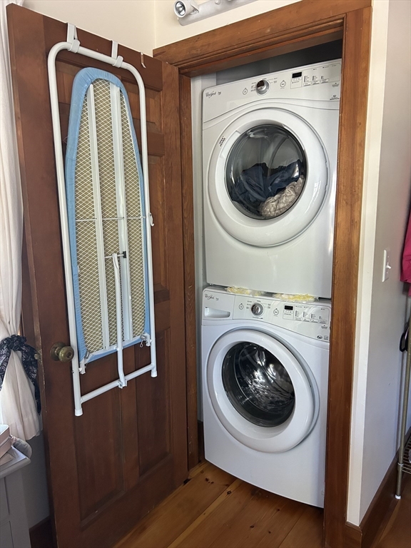 33 Woodland Street, Unit 1 Newburyport, MA 01950 - Photo 9 of 11 a utility room with dryer and washer